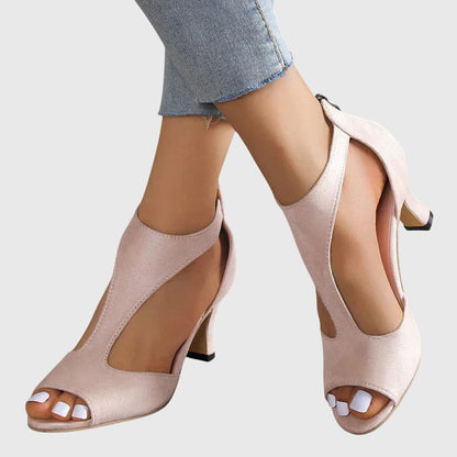 Chaussures de danse latine femme | Talons élégants, Rose et Noir