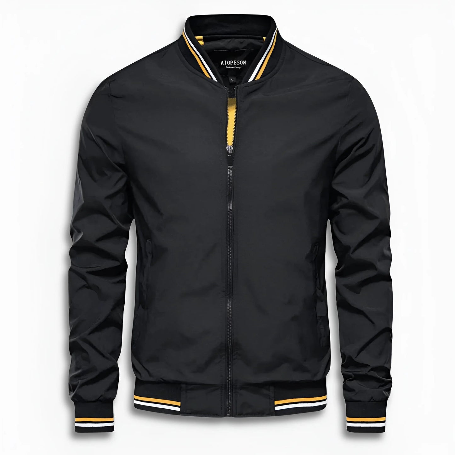 Veste de transition pour homme | Imperméable, col montant