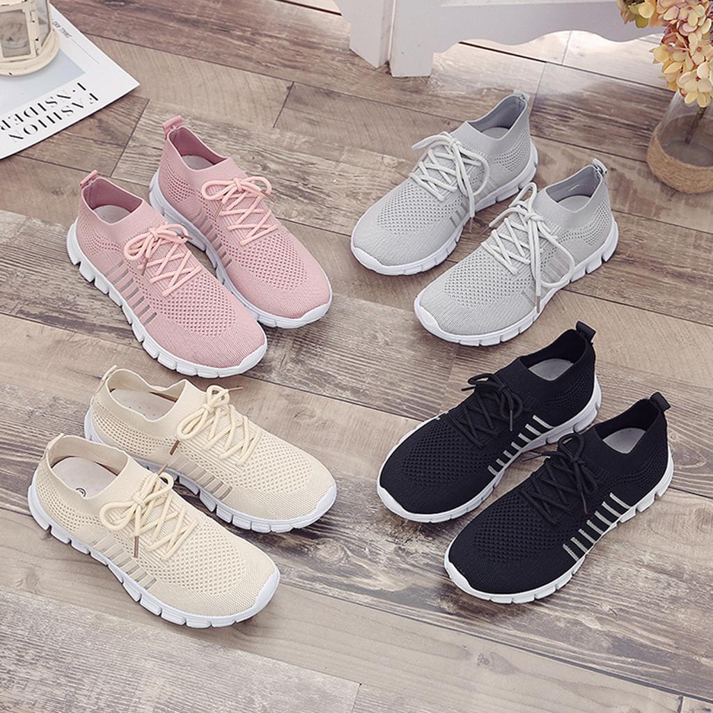 Femmes Baskets Orthopédiques Flyknit Respirantes