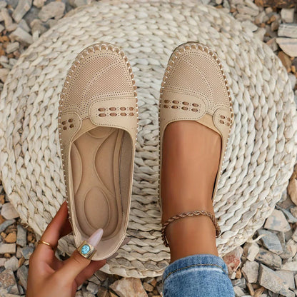 Mocassins Femme | Ajourés Confort, Enfiler Facilement