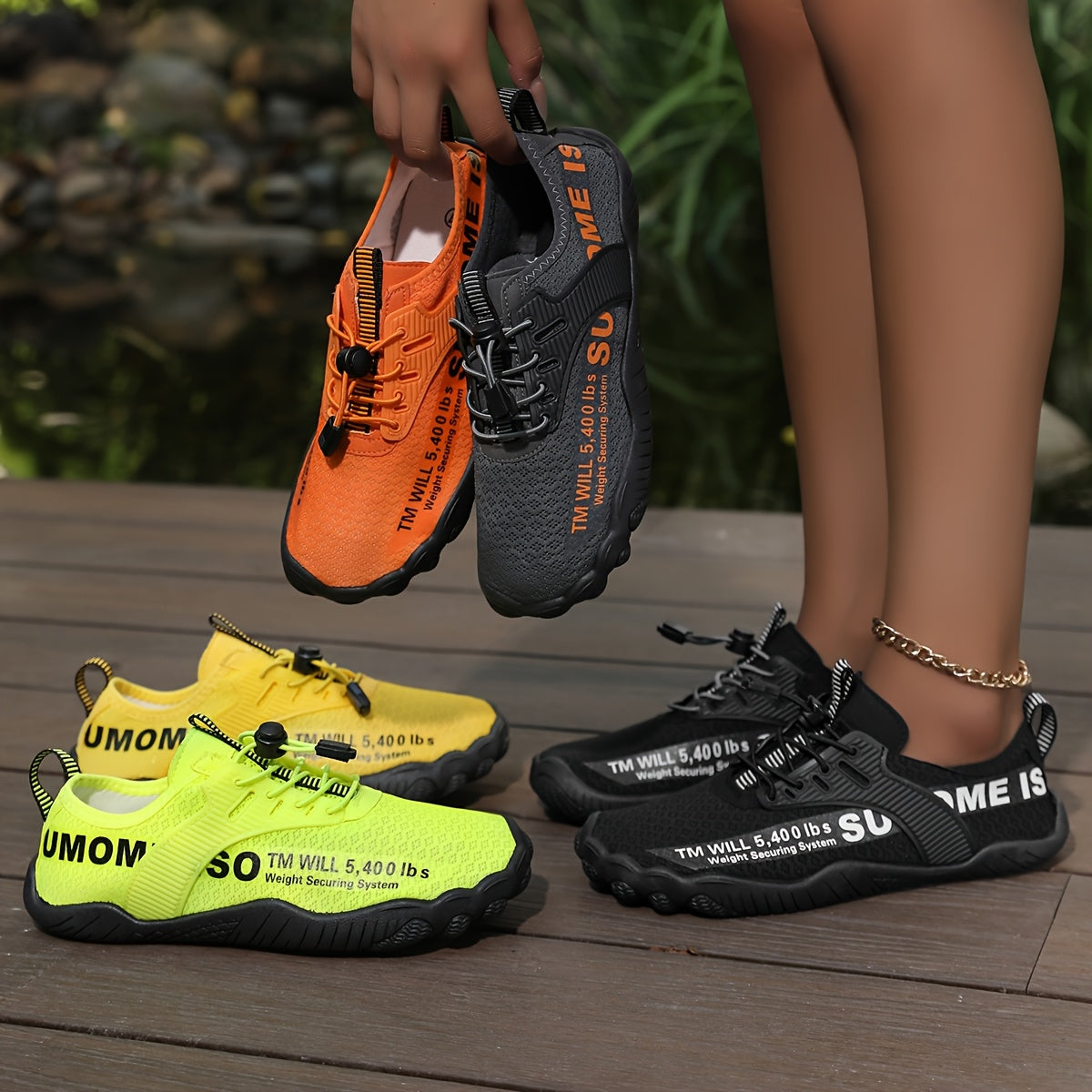 Chaussures aquatiques femme | Séchage rapide, antidérapant | Plage