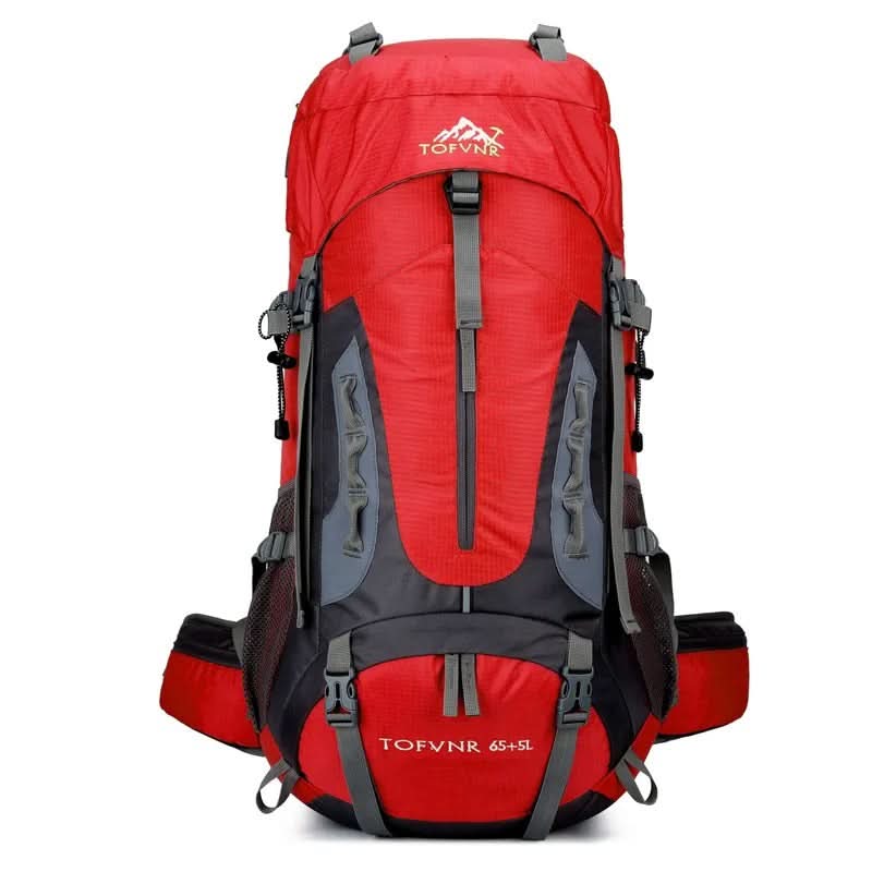 Sac à dos de randonnée 60L | Imperméable, ajustable | Pour la randonnée et les aventures