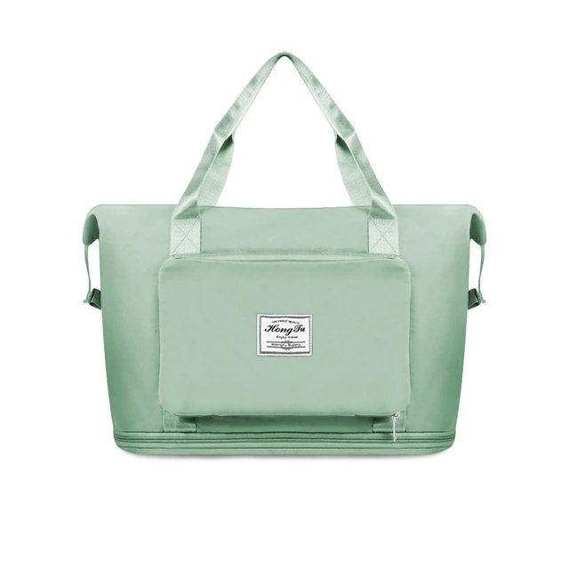Sac de voyage | Pliable, extensible | Compartiment à chaussures, attachable aux bagages