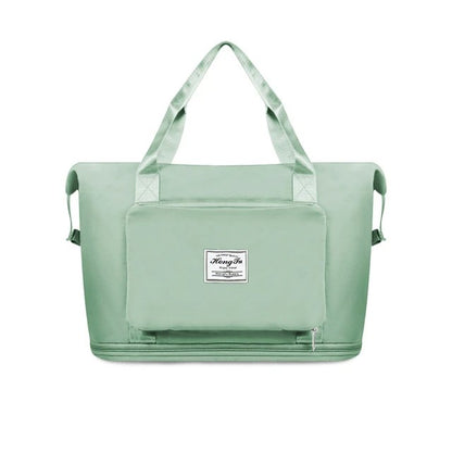 Sac de voyage | Pliable, extensible | Compartiment à chaussures, attachable aux bagages