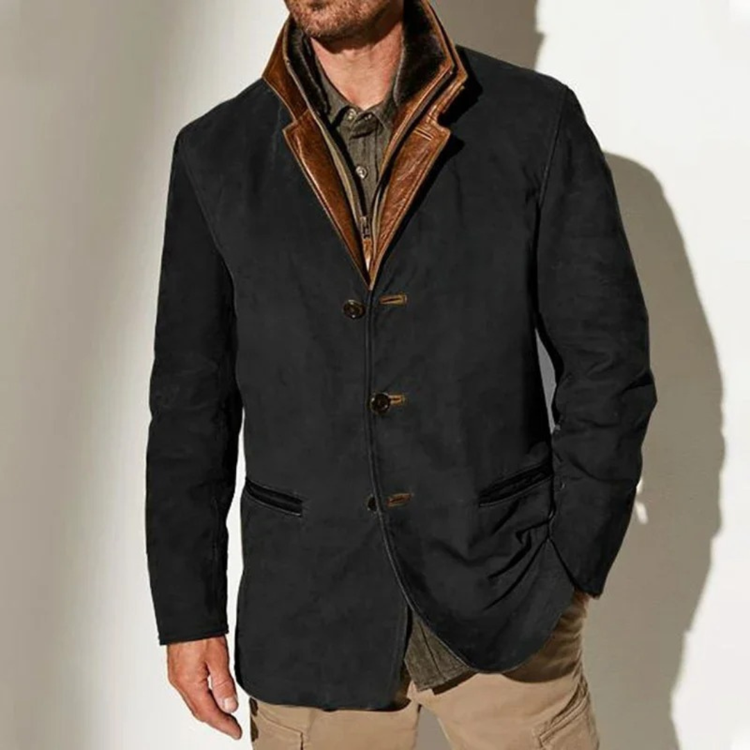 Manteau Casual Homme - Vintage Hiver - Élégant & Chaud