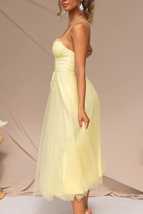 Robe Maxi Féérique - Tulle Élégante - Longue de Soirée