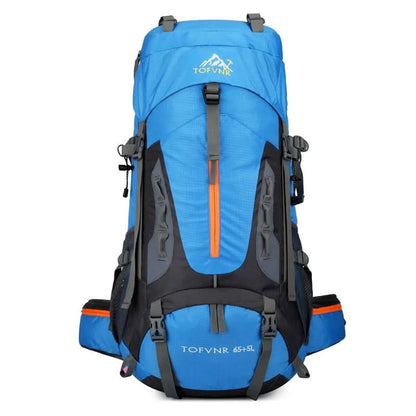 Sac à dos de randonnée 60L | Imperméable, ajustable | Pour la randonnée et les aventures