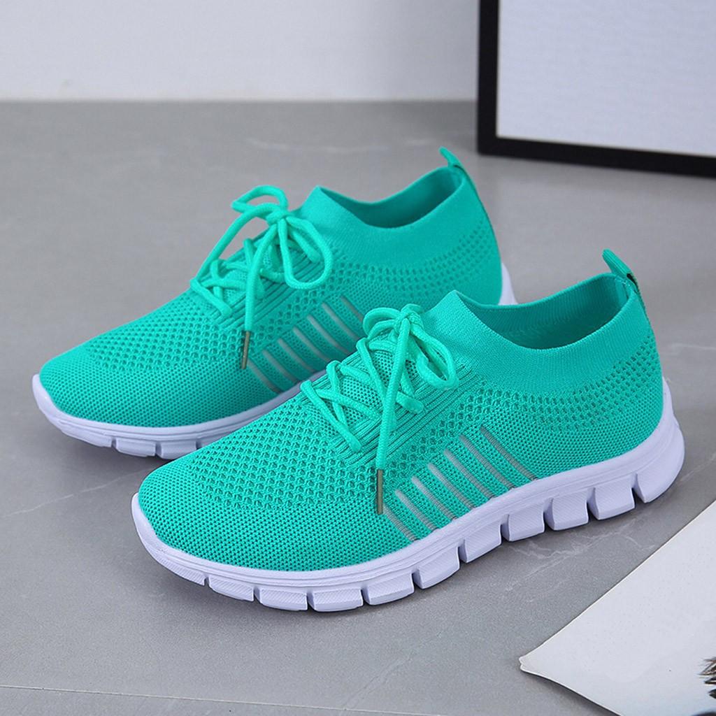 Femmes Baskets Orthopédiques Flyknit Respirantes