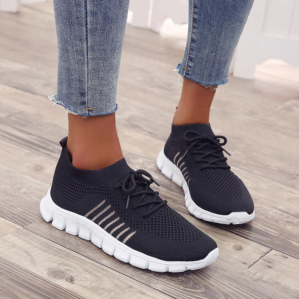 Femmes Baskets Orthopédiques Flyknit Respirantes