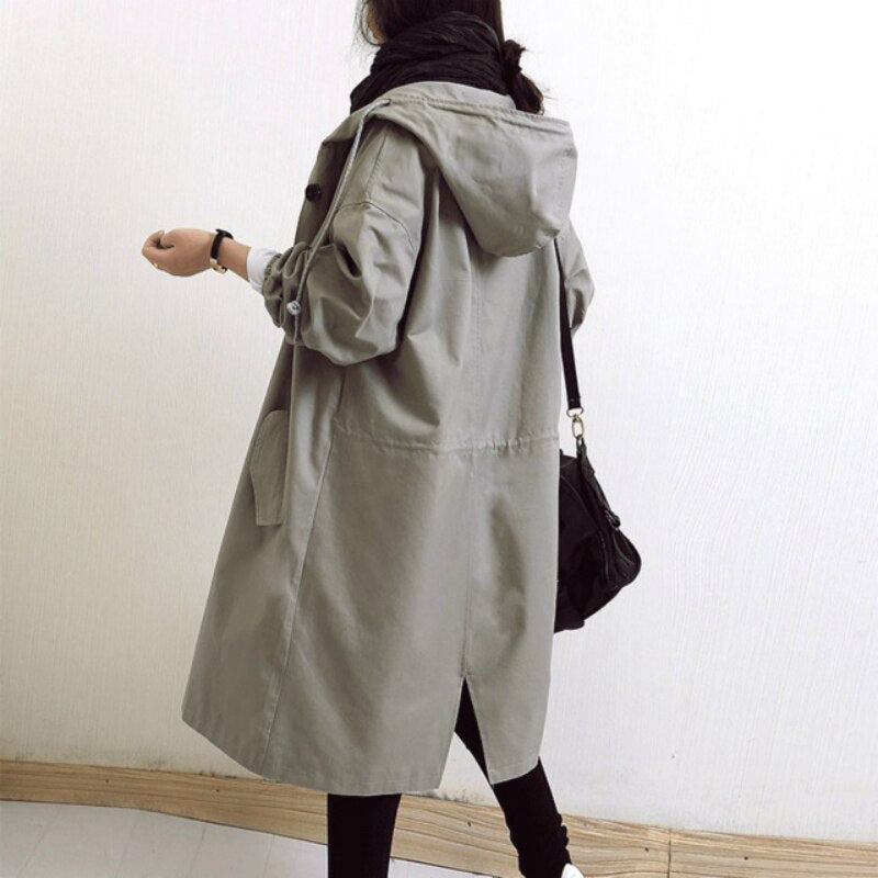 Angelica - Trench Mode en Long Style - Élégant & Intemporel