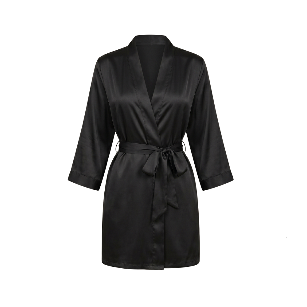 Robe de Soie | Noémie | Tissu Doux, Fermeture Lacée