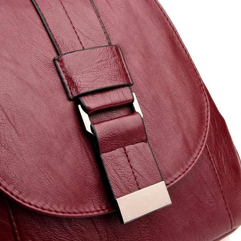 Sac à dos femme | Synthétique imperméable, spacieux | 7 couleurs