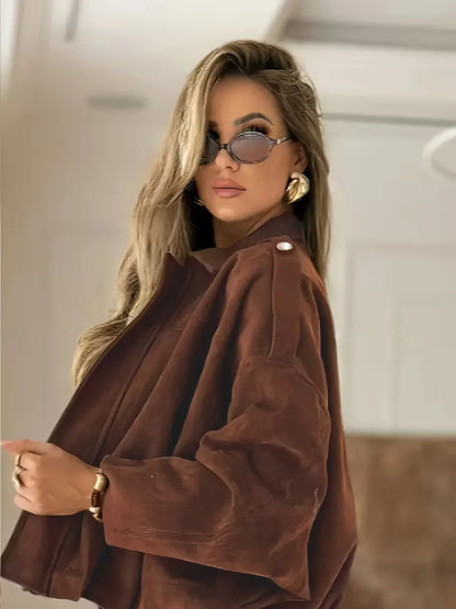 Veste en cuir souple femme | Oversized, Style motard