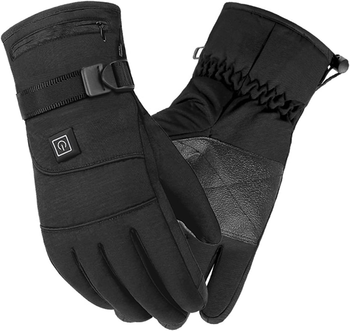Gants chauffants batterie rechargeable tactiles avec 3 niveaux de chaleur