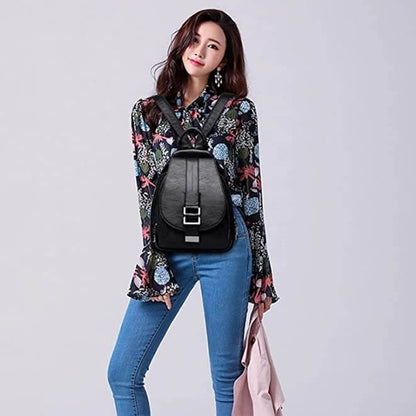 Sac à dos femme | Synthétique imperméable, spacieux | 7 couleurs