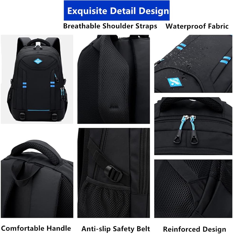 Sac à dos scolaire à roulettes pour garçons – Sac à dos trolley convertible