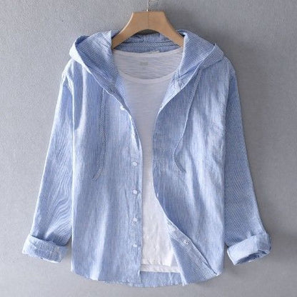Chemise en lin à capuche femme - Georgina