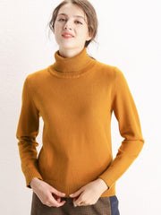 Pull Turtleneck avec Tricot Basique – Chaleur et Style Assurés