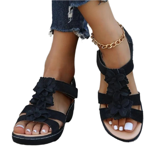Freja Chaussures Slip-On à Coussins pour l’Alignement – Sandales en Forme de Talon de Soutien-Sandales-PARIS FEMME