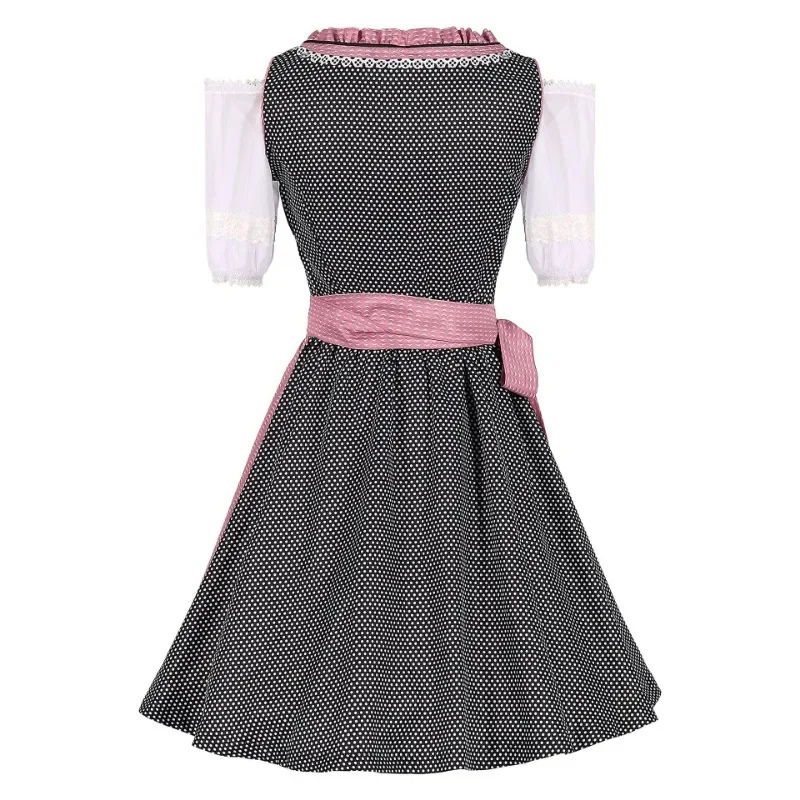 Robe Dirndl Femme - Coton - Tracht Oktoberfest - Style Festif