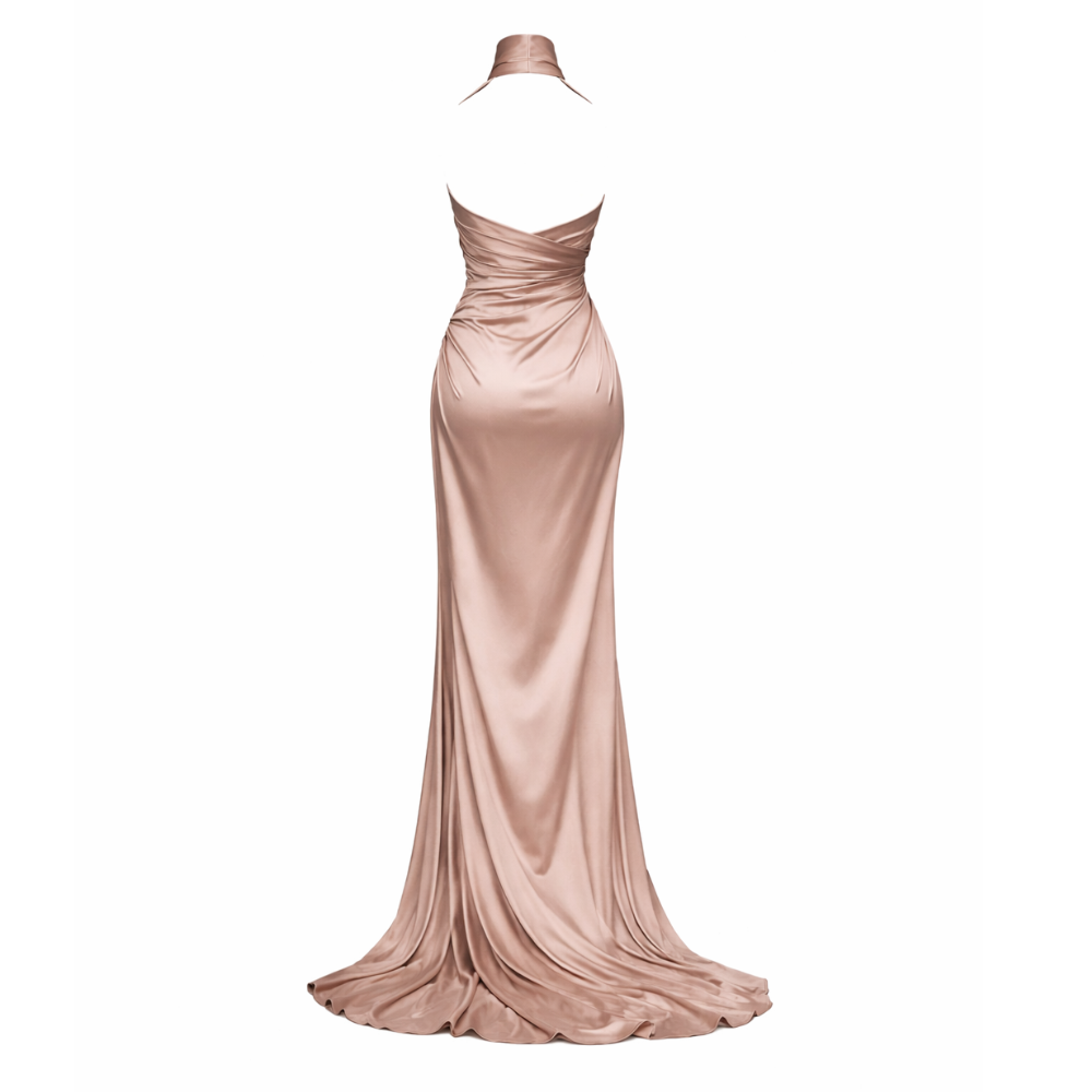 Robe de Soirée Femme | Encolure Longue, Style Urbain