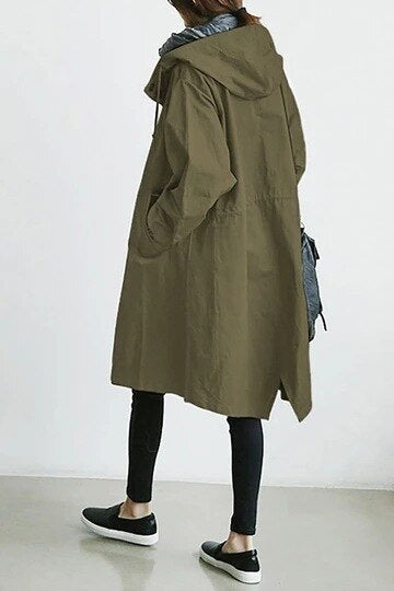 Angelica - Trench Mode en Long Style - Élégant & Intemporel