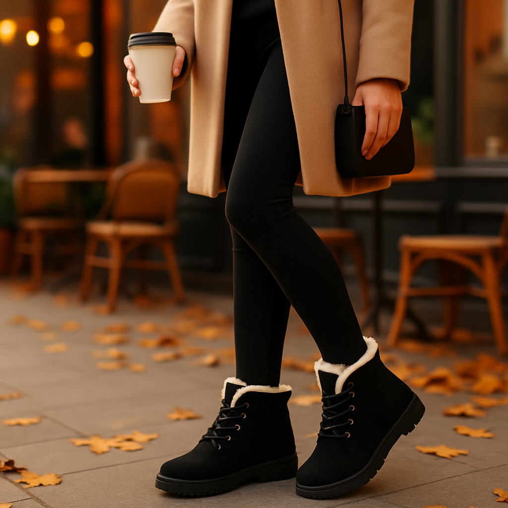 Yanah - Bottines Dames - Chaleureuses - Confortables