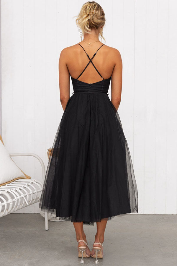 Robe Maxi Féérique - Tulle Élégante - Longue de Soirée