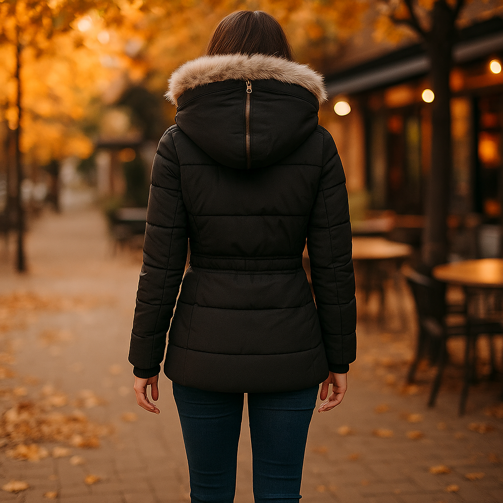 Parisfemme - Veste d'hiver féminine THE MIRANDA - Chaude Élégante
