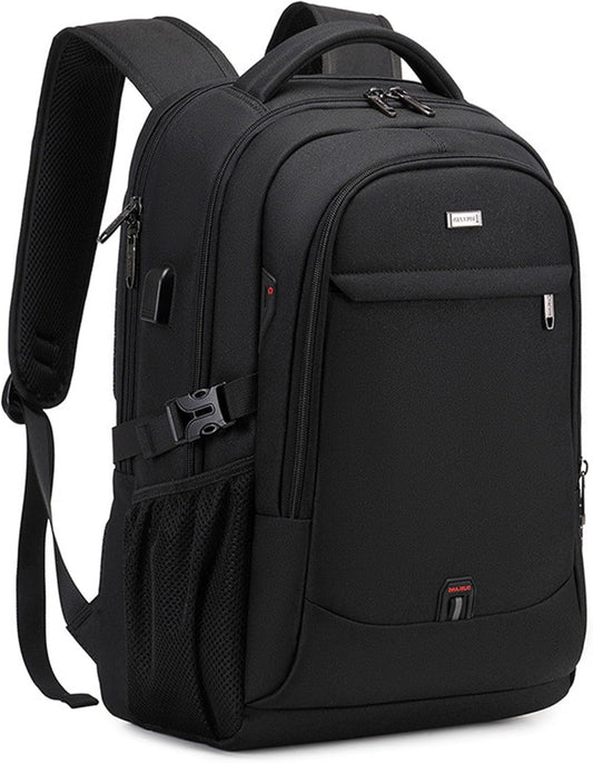 Sac à dos pour ordinateur portable | Imperméable, port USB | Compartiment rembourré pour ordinateur portable 15,6