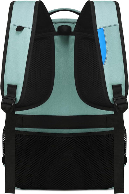 Sac à dos ordinateur imperméable USB avec port de recharge et compartiment 43 cm