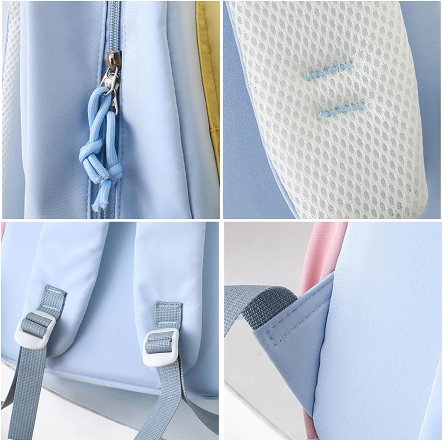Ensemble de sac à dos scolaire | Grande capacité, pour étudiants | Sac à dos, ceinture à stylos, sacs