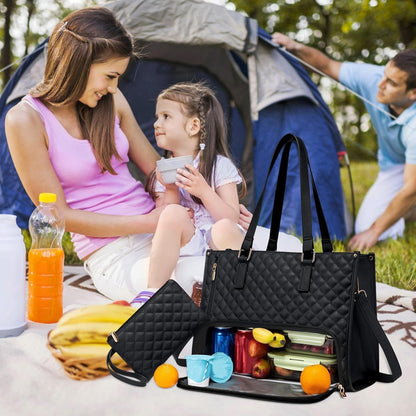 Sac à déjeuner isotherme | Ordinateur portable 2-en-1 | Travail et voyage