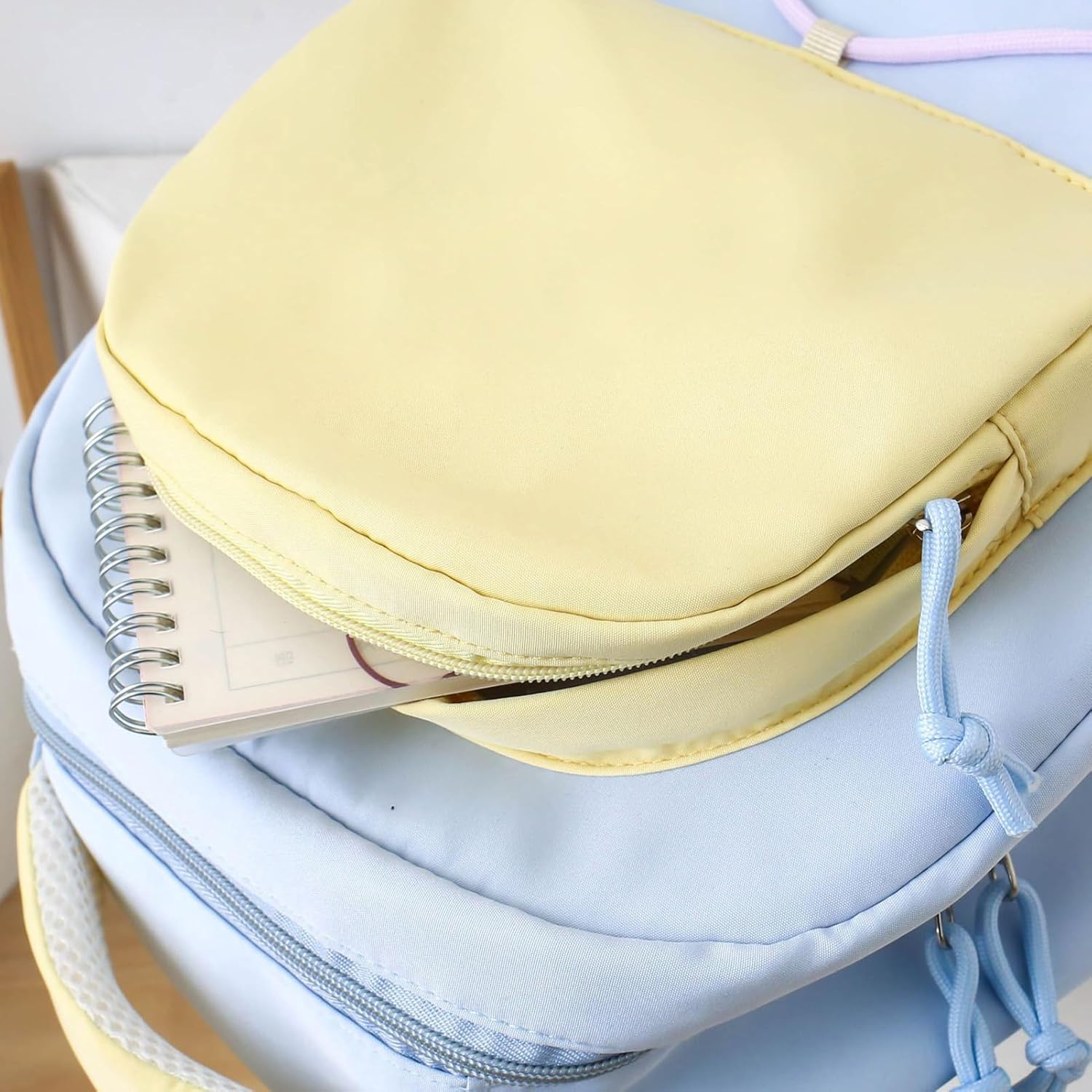 Ensemble de sac à dos scolaire | Grande capacité, pour étudiants | Sac à dos, ceinture à stylos, sacs