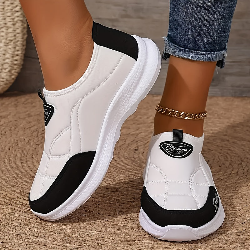 Women orthotic walking sneakers with arch support and cushioned sole