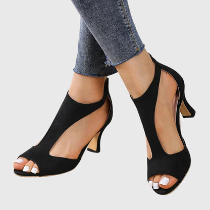 Chaussures de danse latine femme | Talons élégants, Rose et Noir