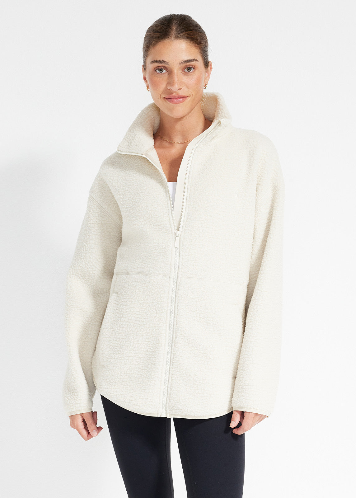 Veste Sherpa Déperlante | Polaire Douce, Coupe Décontractée