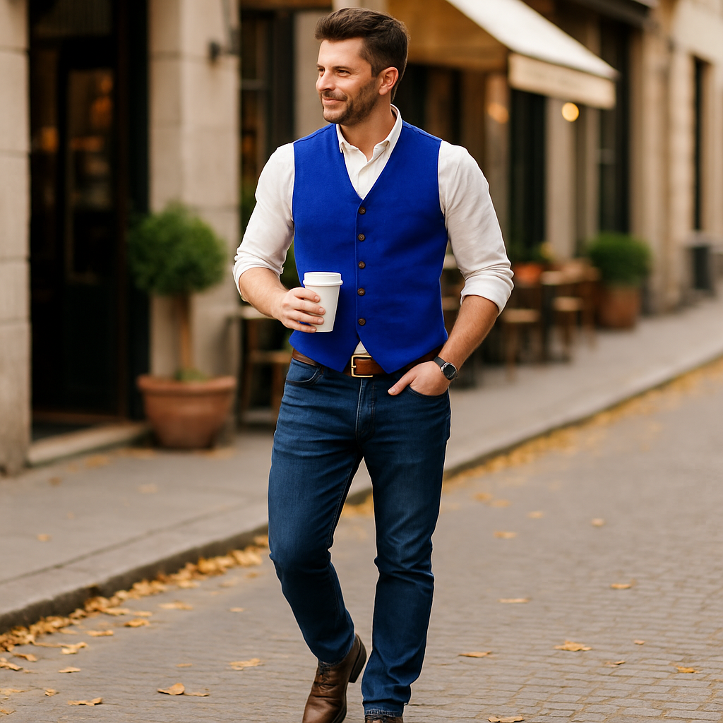 Gilet masculin Parisfemme EVERICH - Élégant - Tendance