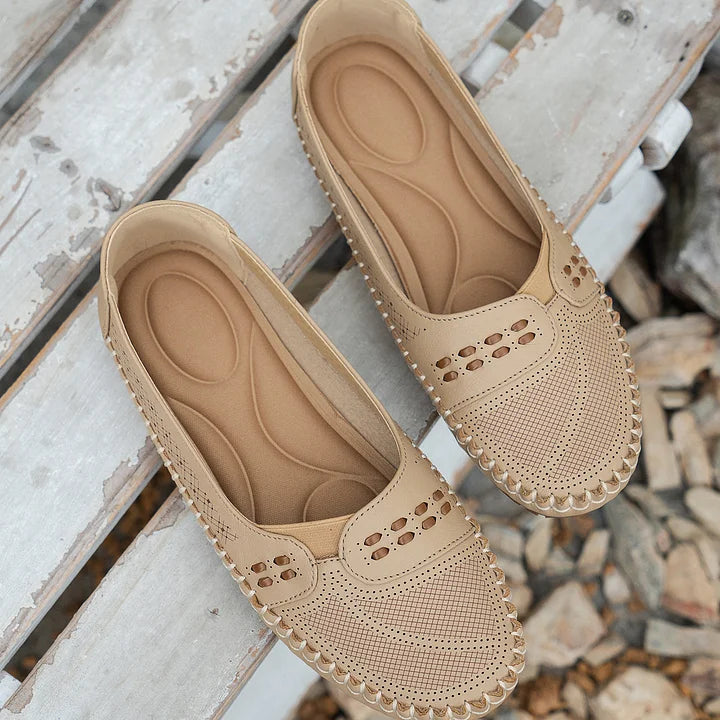 Mocassins Femme | Ajourés Confort, Enfiler Facilement