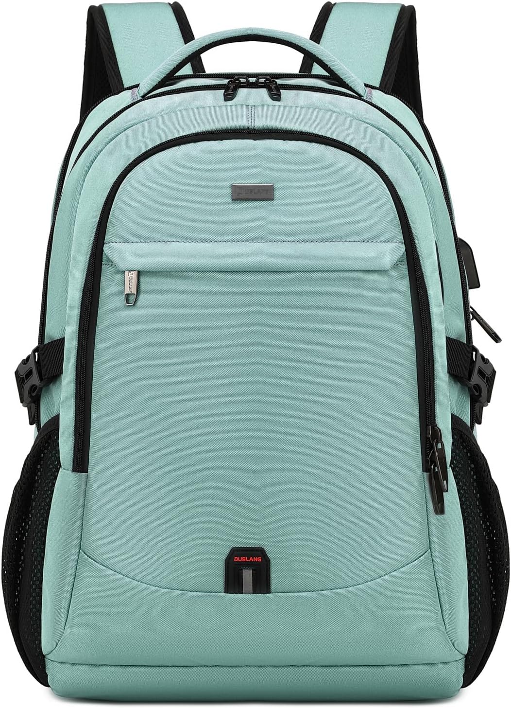 Sac à dos ordinateur imperméable USB avec port de recharge et compartiment 43 cm