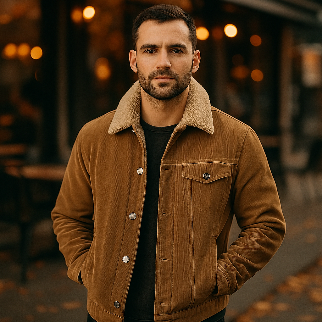 Parisfemme - Veste d'hiver homme - Imperméable - Matelassée - Capuche - Chaude