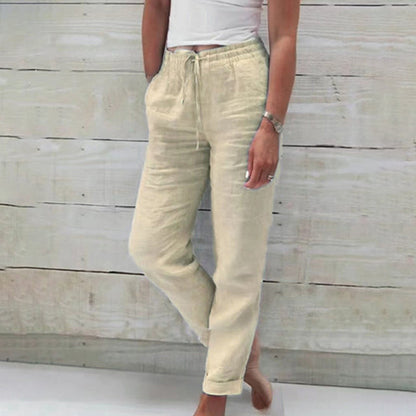 Pantalon en lin femme | Été, léger et confortable