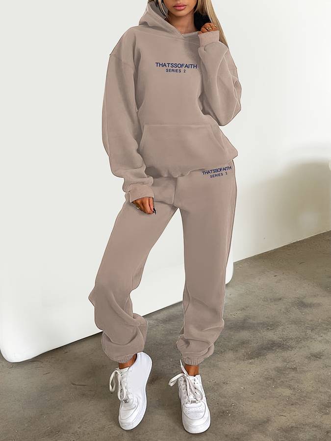 Lian - Sweatshirt & Jogging Set - Winter Comfort-Chemisier-PARIS FEMME