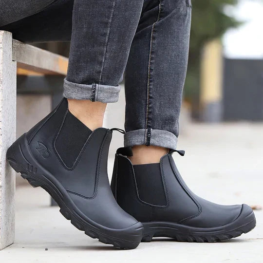 Bottes de Caoutchouc | Orthopédiques de Travail | Noir