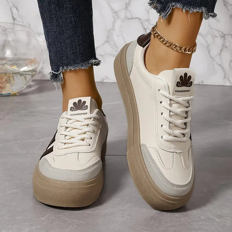 Baskets Designer Femmes - Élégance - Confort - Style-Chaussures-PARIS FEMME