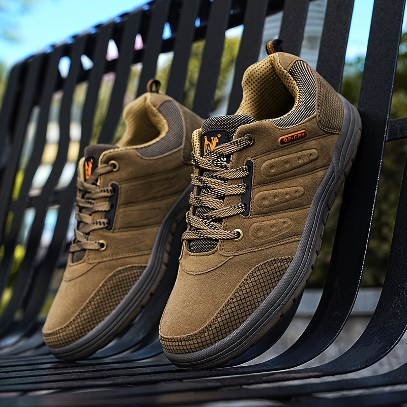 Chaussures de randonnée homme - solides - lacées