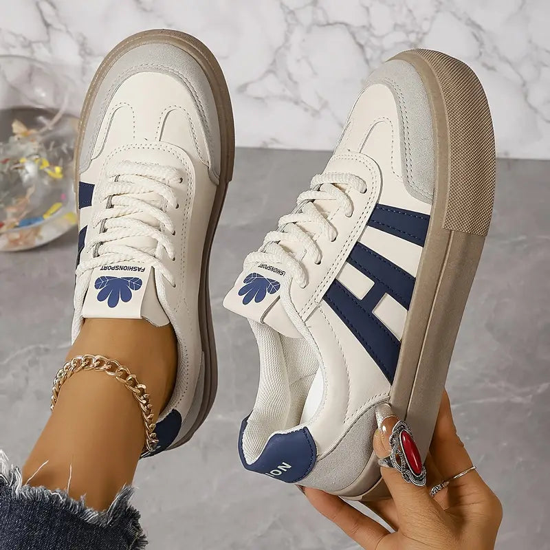 Baskets Designer Femmes - Élégance - Confort - Style-Chaussures-PARIS FEMME