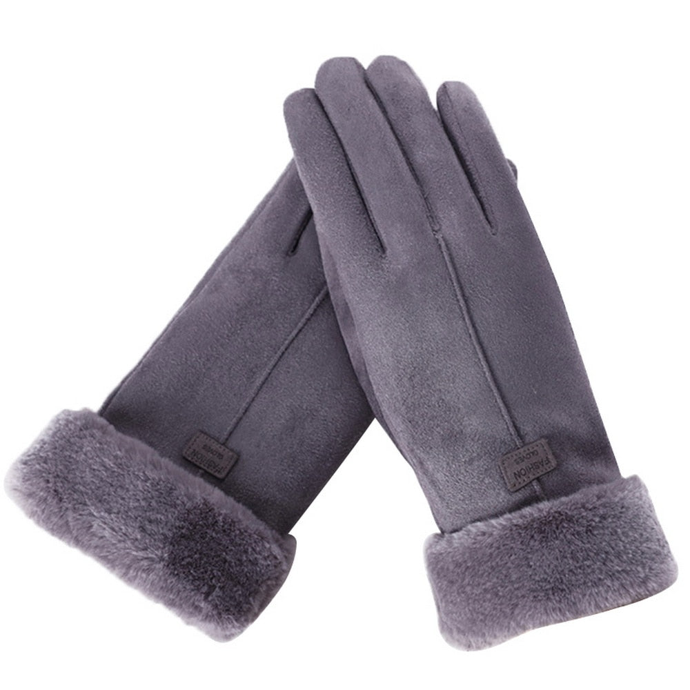Gants hiver femme maille tactile | Imperméables isolés thermiques