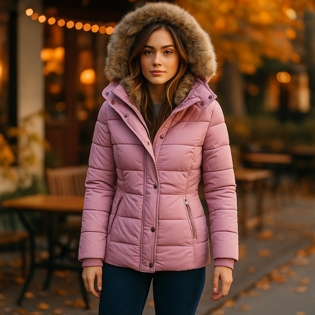 Parisfemme - Veste d'hiver féminine THE MIRANDA - Chaude Élégante