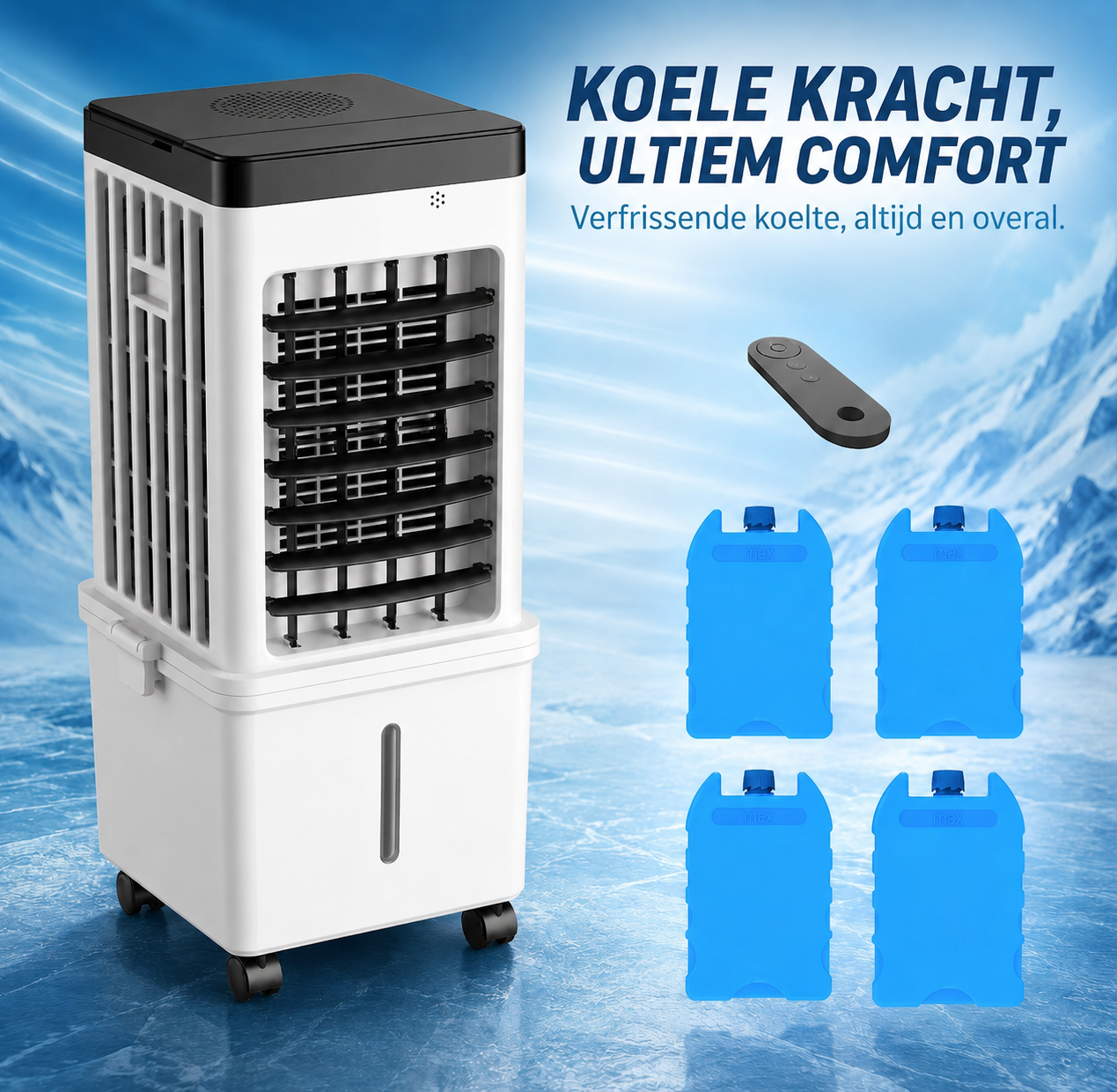 Leah | Climatiseur Mobile sans Cadre | Refroidissement Direct Partout